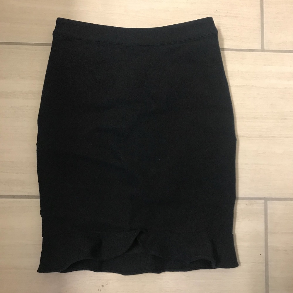 Banana Republic Pencil Skirt with Ruffle Hem